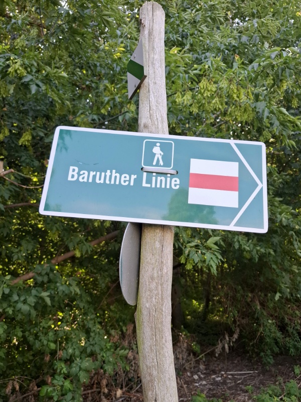 Schild Baruther Linie