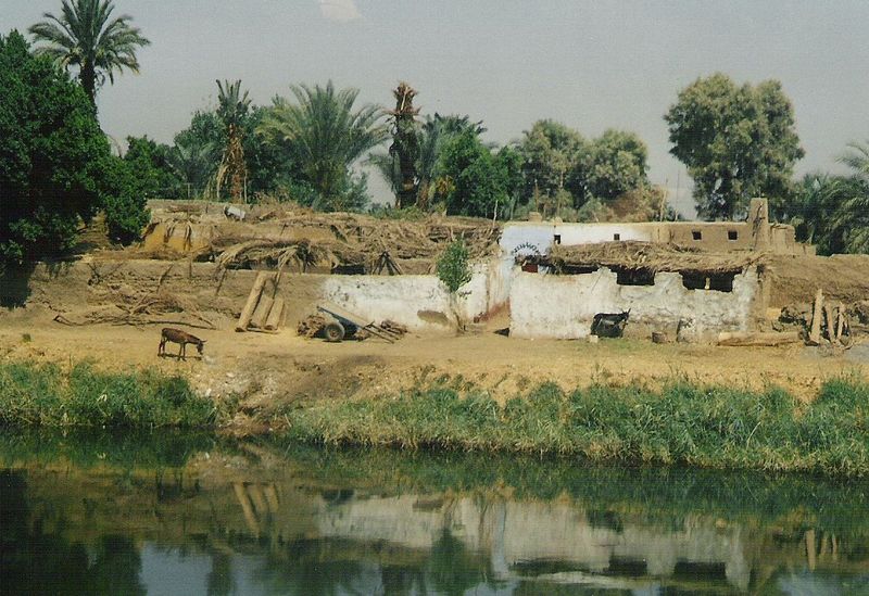 Es ging auch an Oberägypten vorbei.