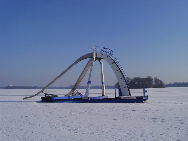 Wasserrutsche Stranbad.