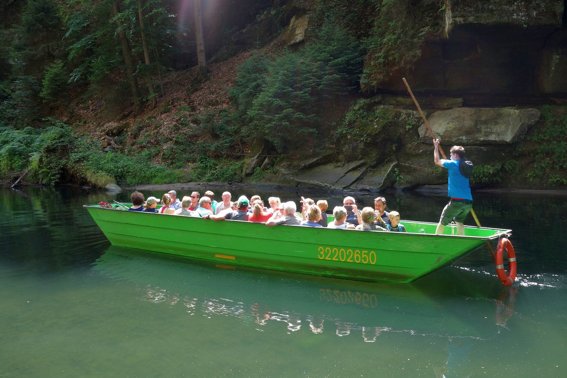 Kahnfahrt durch den Edmundsklamm Hřensko