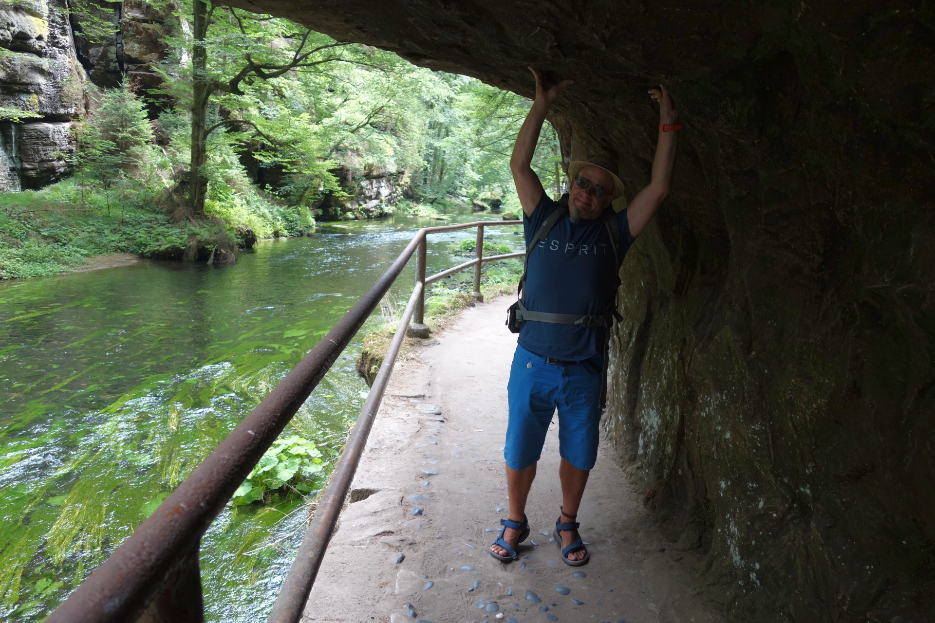 Wanderweg Hřensko-Schlucht