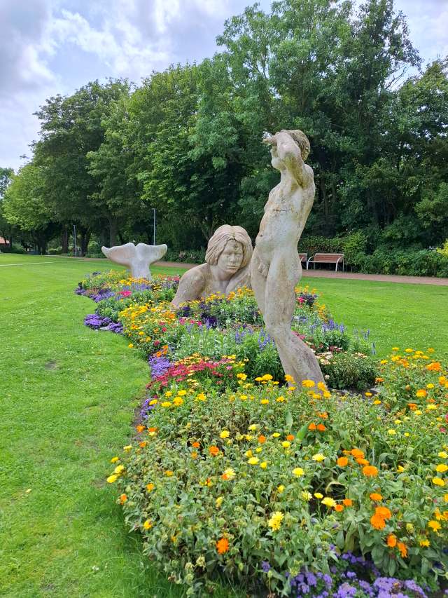 Meerjungfrau im Kurpark Eckernförde
