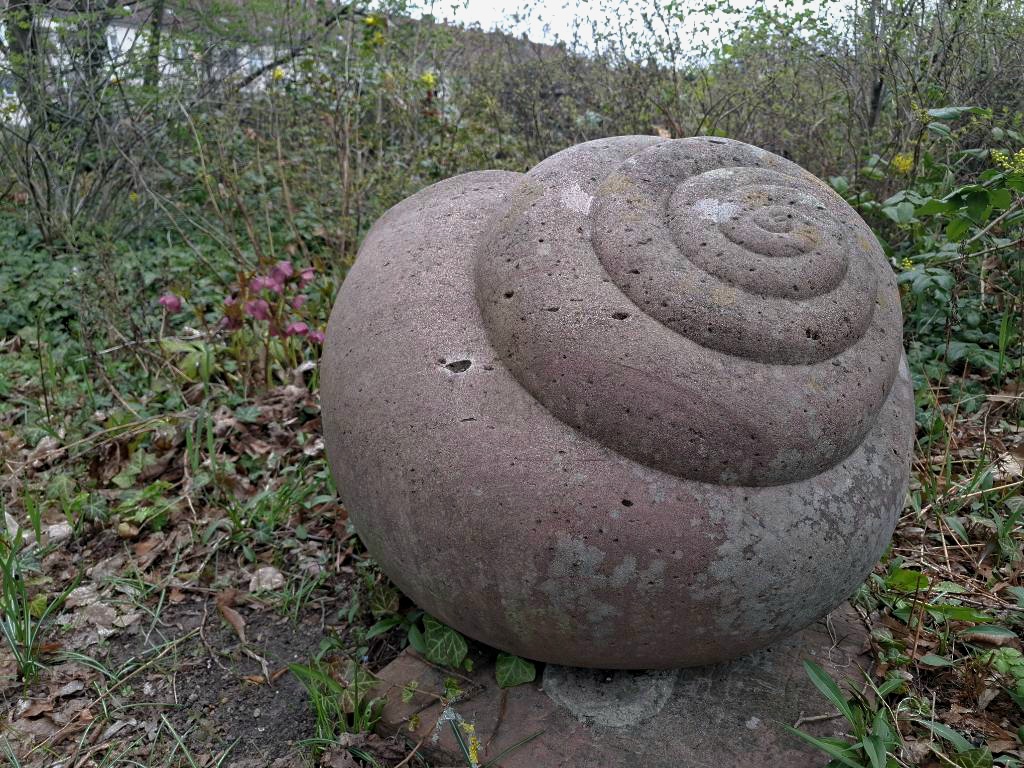 Schnecke aus Stein 