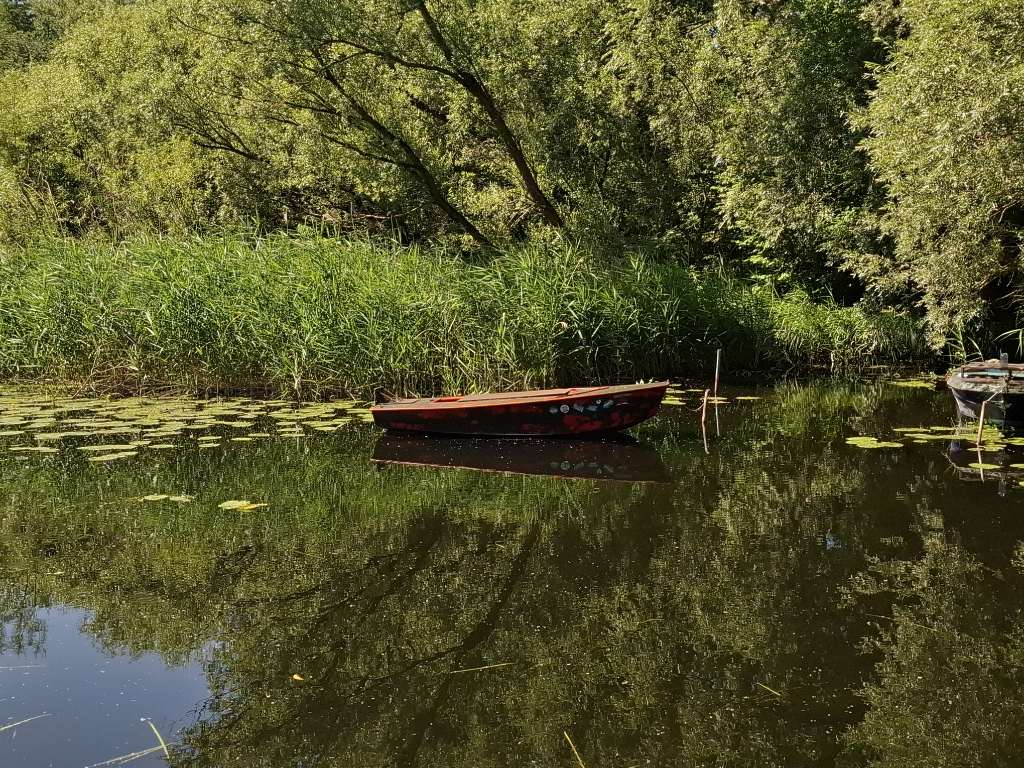 Boot auf der Schwentine