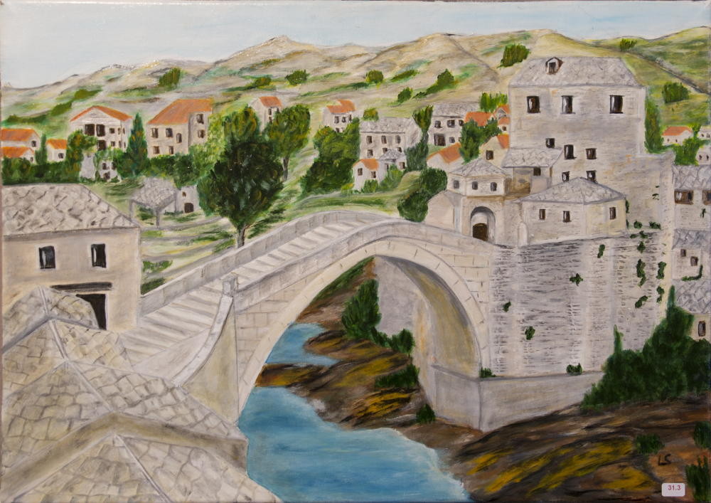 Lamour  Soizic Le vieux pont de Mostar