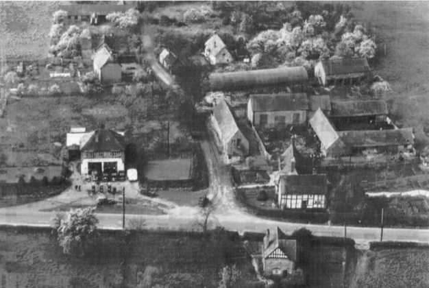 The Motor House on Worcester Road, Box Bush Farm and the Smithy in Froggery Lane. Photo thanks to Karen Hellewell