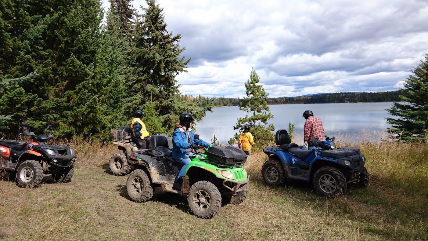 Quad tour in the Crown lands
