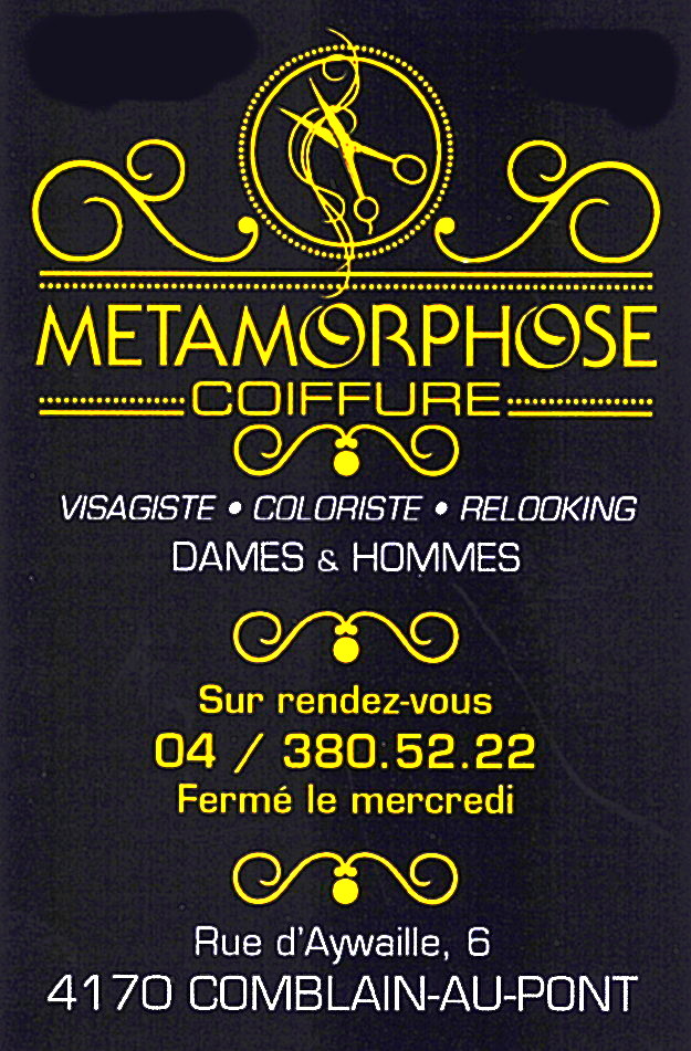Salon de coiffure Métamorphose