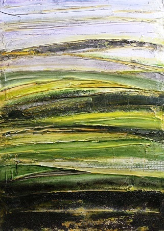 Paesaggio in movimento del Parco di Monza 50x70