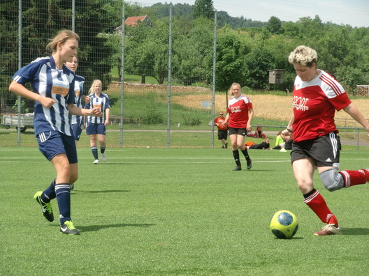 Auf dem Weg zum zweiten Platz beim Turnier des TSV Haubersbronn