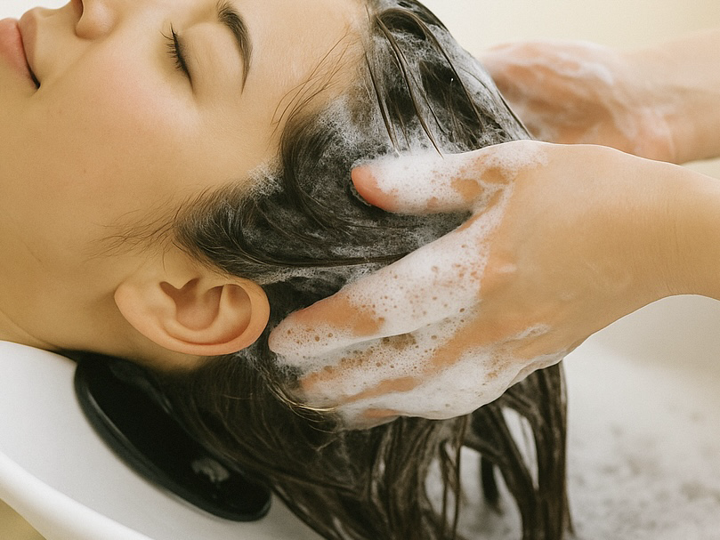 頭皮にも環境にも優しいシャンプー剤を髪質やお肌の状態によって使い分け。