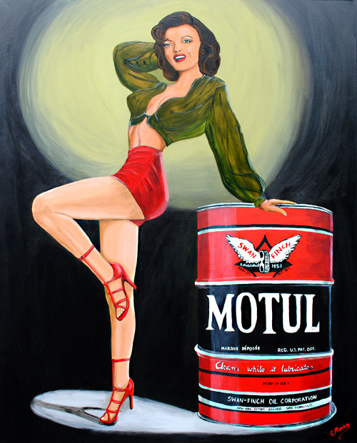 MOTUL Girl 1 (2010), 150 x 120 cm