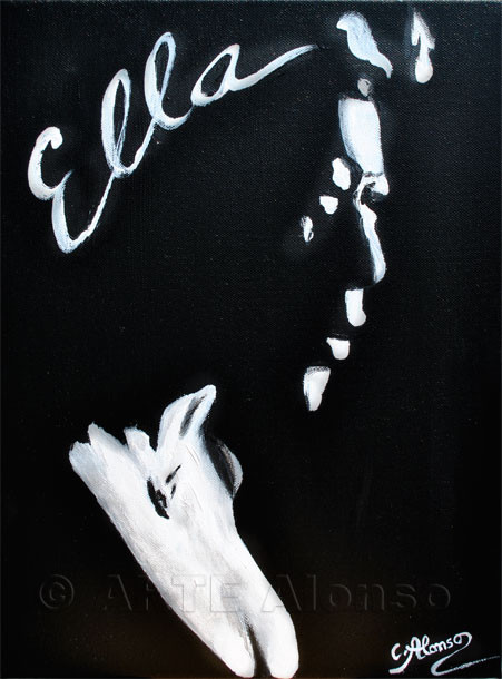 Ella (2011), 40 x 30 cm, Acryl auf Leinwand