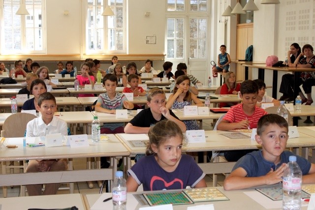 les joueurs sont concentrés