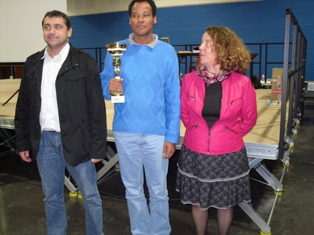 Franck Berry, vainqueur du Grand Prix, Coupe de la ville