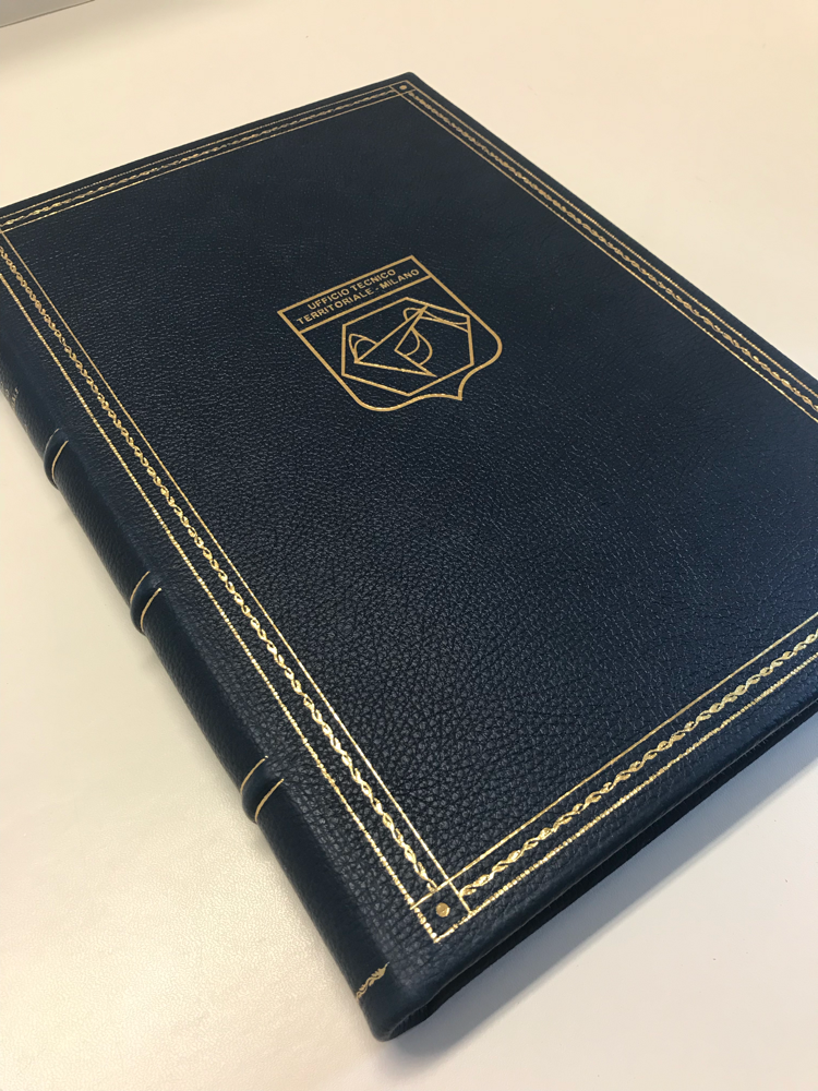Air Force Italy - Leather guest book - Conti Borbone Milan