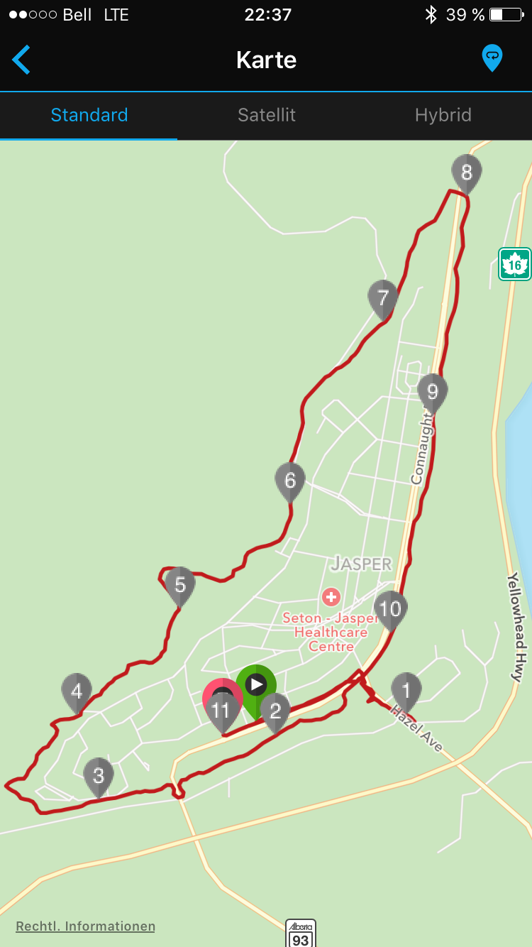 10K um Jasper herum auf Grizzley-Trail (No. 11)