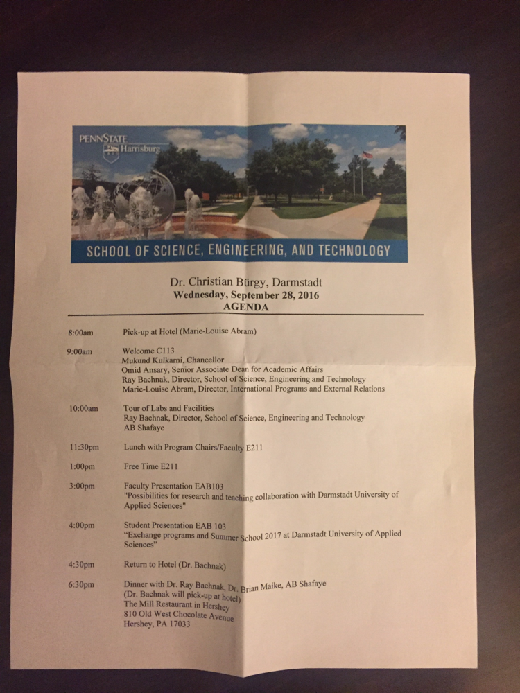 Programm an Penn State