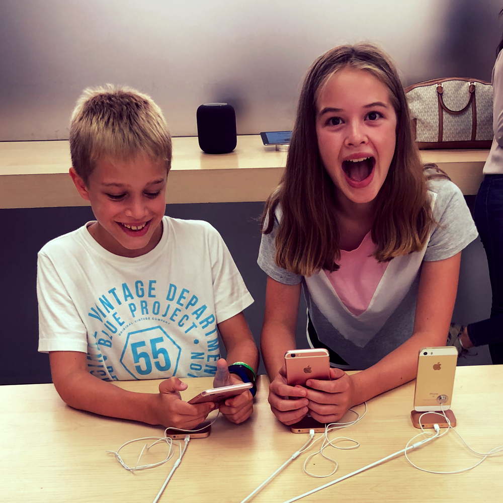 Apple Store, die iKiTa: morgens abgeben, abends holen...