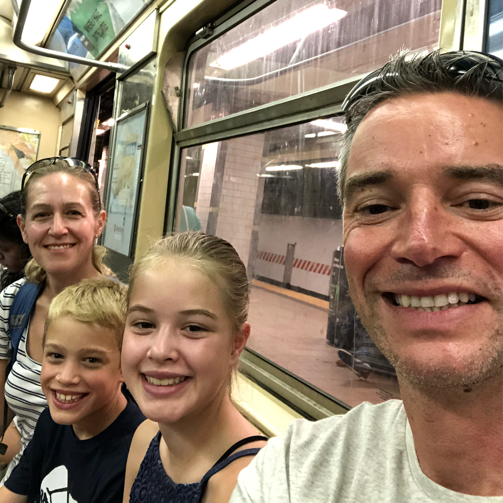 Die erste Subway-Fahrt (dieses Jahr...)