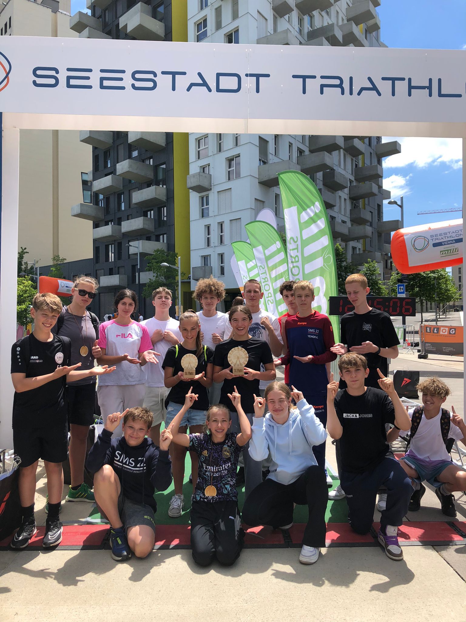 Aquathlon 2. und 3. Platz Schuljahr 2023_24