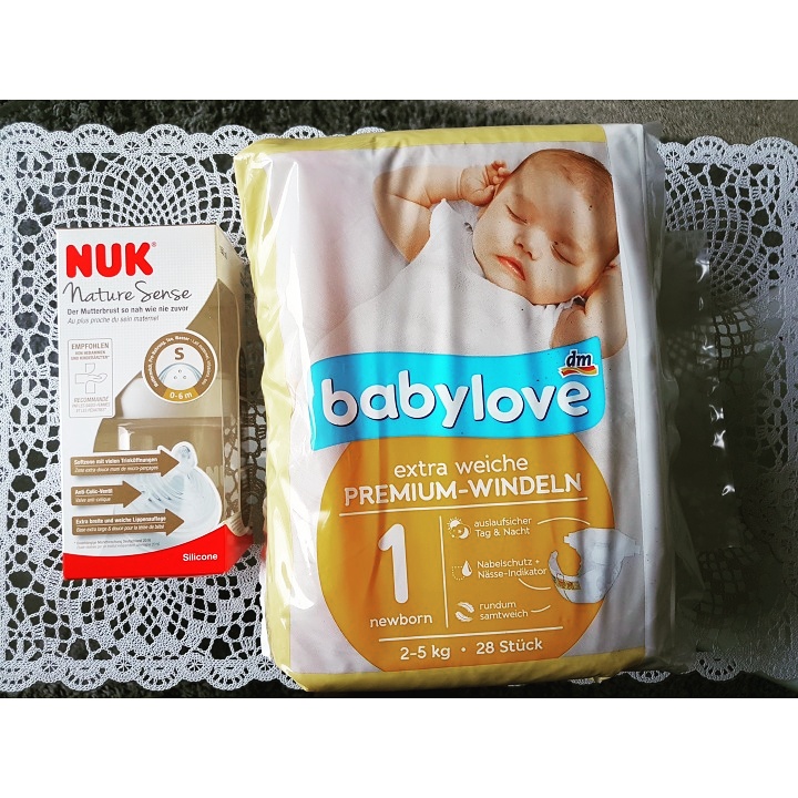 NUK Nature Sense und Windeln