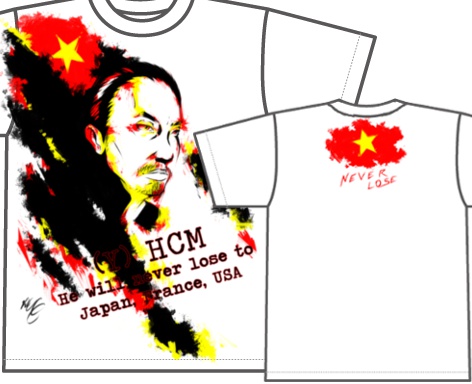 T shirt illust Ho Chi Minh Hồ Chí Minh 胡志明 ホーチミン by Khanh Ong