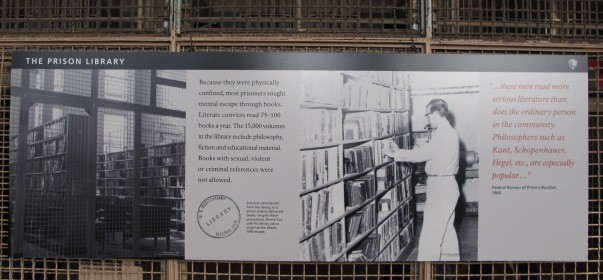 Alcatraz prison library