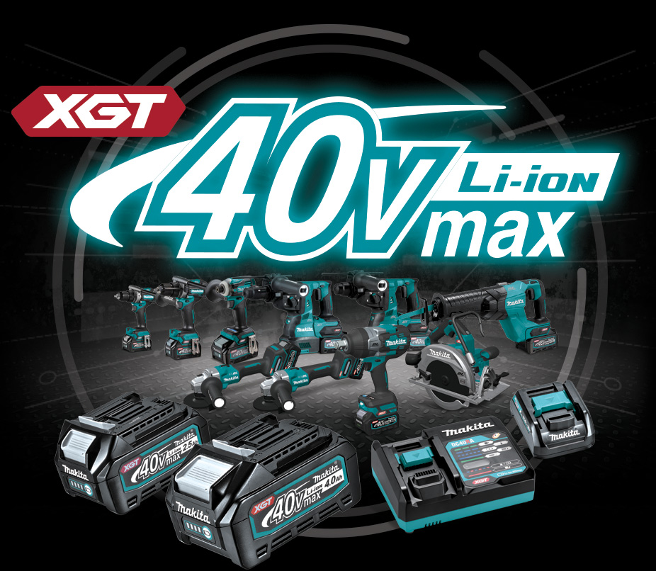 Makita XGT 40 Volt: Nuovo sistema batteria 40V