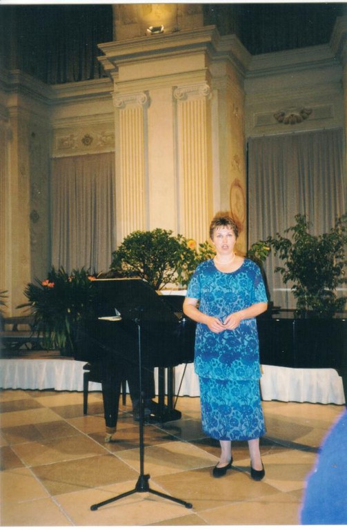 Vokalakademie Melk Juli 1999-sie sang aus "Madame Butterfly v. Puccini - "Un bel di"
