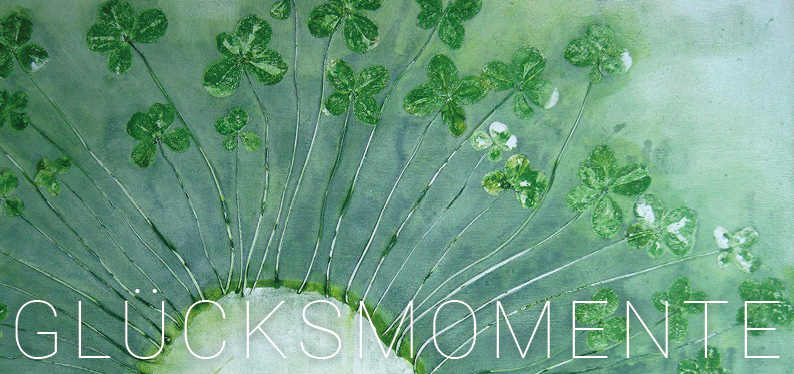 3. GLÜCKSMOMENTE - grüner Klee