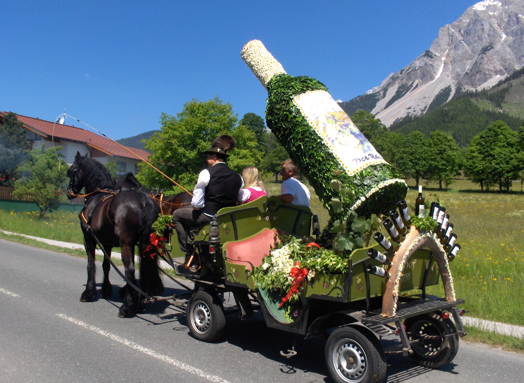 The Fruhlingsfest - annual traditional Ramsau festival in June