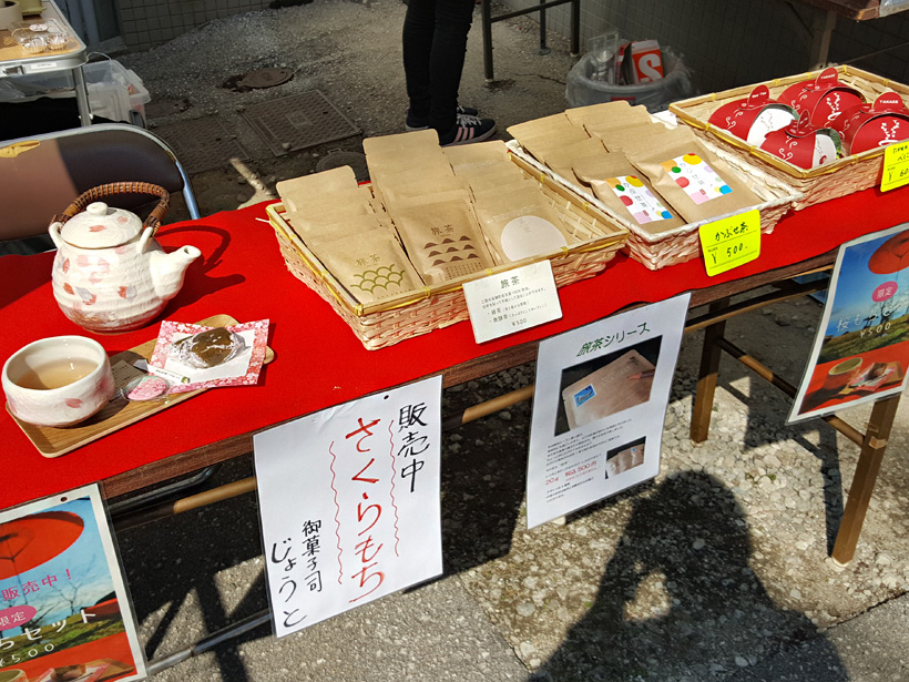 桜餅の販売