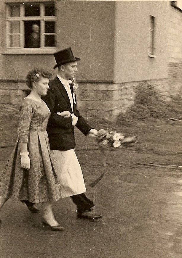 Kirmesgesellschaft 1958/ Archiv Crawinkler- Runde