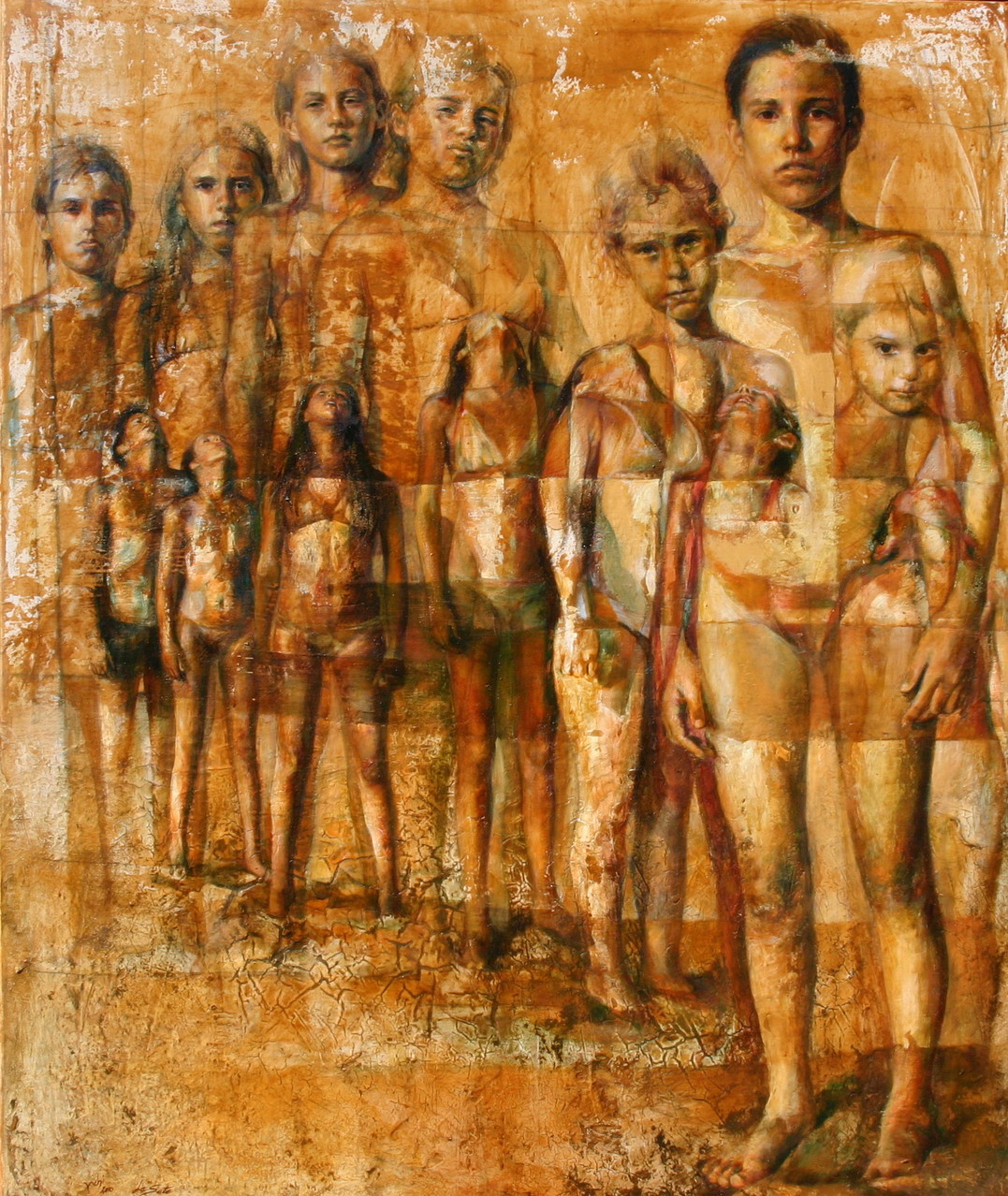 LA SETE. 2010, 120x100, olio su tela. 