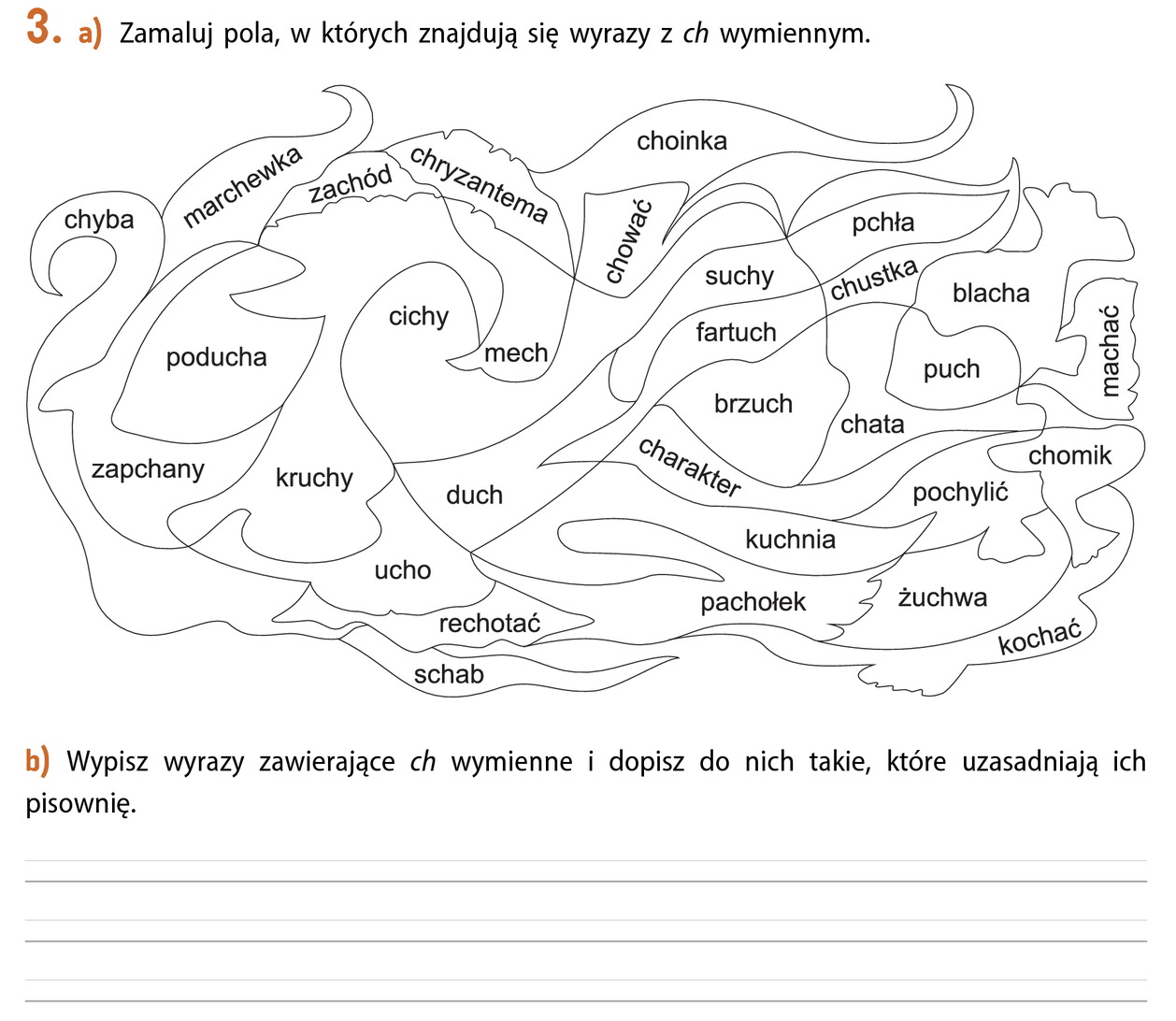 Przepisz Wyrazy Z Ch Których Pisowni Nie Objaśnia żadna Reguła Temat: Wyrazy z "ch" można uzasadnić - mojelekcje1