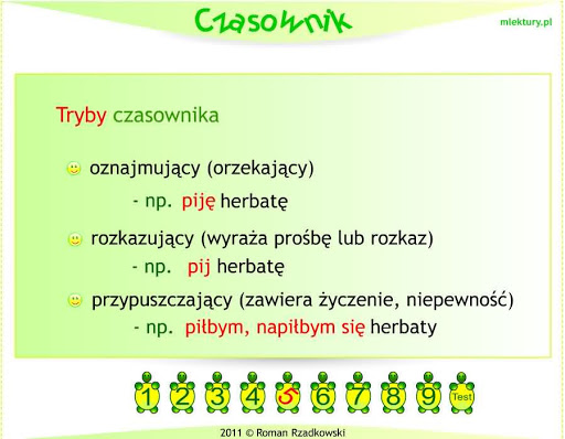 Sprawdzian Wiadomości O Czasowniku Klasa 6 Temat: Co ktoś robi? Co się dzieje? Powtarzamy wiadomości o czasowniku