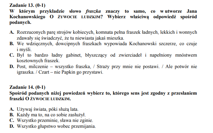Temat: Jan Kochanowski, Jan Sztaudynger i ich fraszki - mojelekcje1