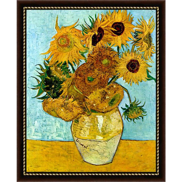 obraz vincenta van gogha słoneczniki