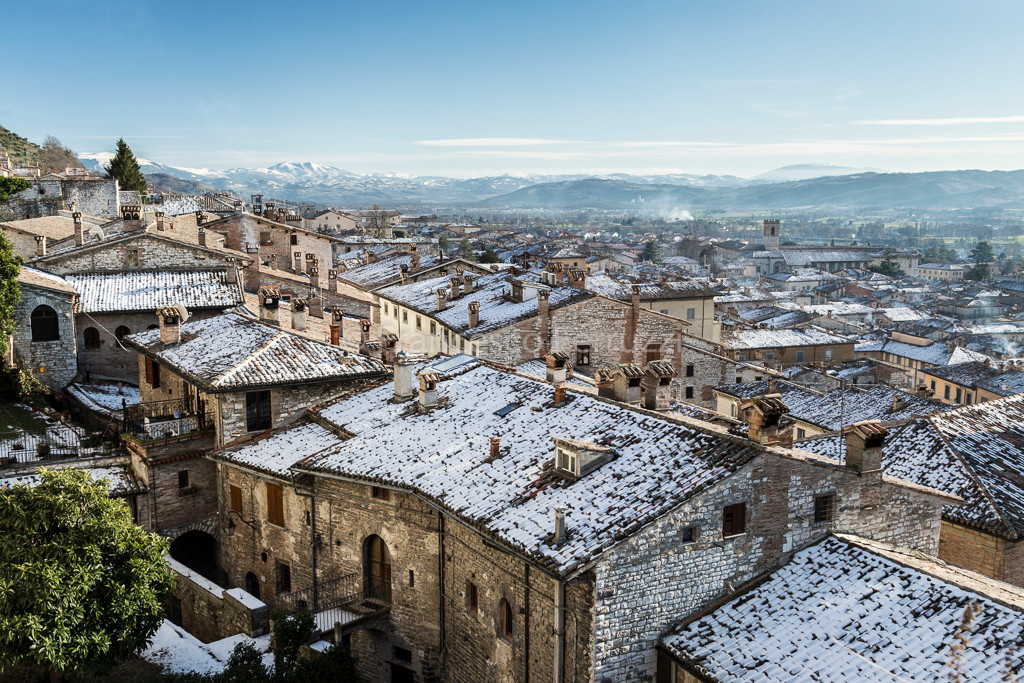 Gubbio innevata