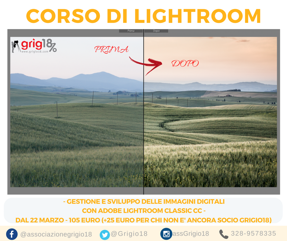 Corso di Adobe Lightroom Classic CC a Roma