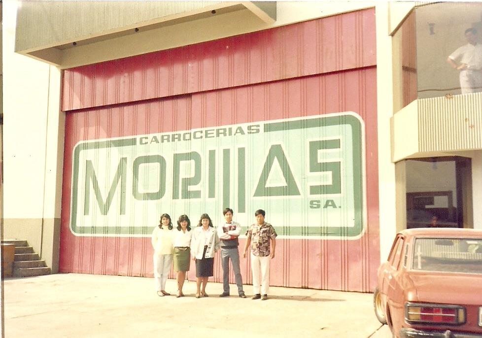 FRONTIS DE LA PLANTA DE CARROCERÍAS MORILLAS S.A. - 1991 - TRUJILLO - PERÚ