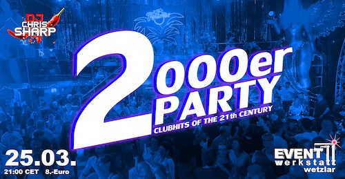 2000er Party in der Eventwerkstatt Wetzlar