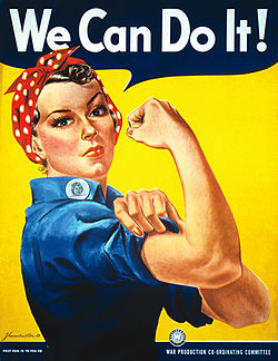 J. Howard Miller's "We Can Do It!" poster from 1943