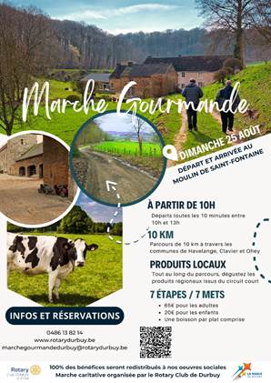 Marche gourmande du Rotary Club de Durbuy