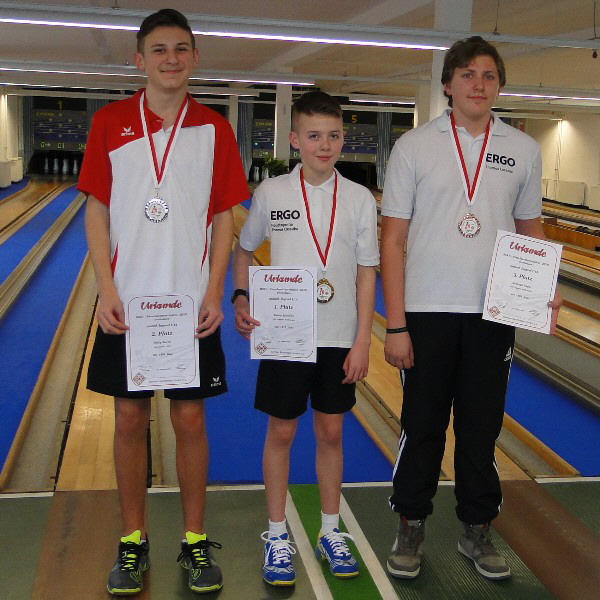 Tobias Scheffler - Meister der U14 / Kristoph Napp - Dritter Meister der U14