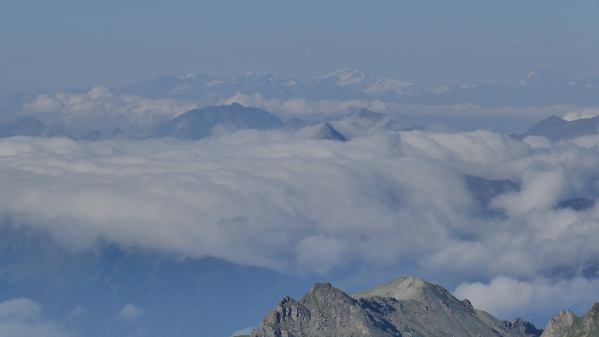 Wolkenfall in den Sarntalern