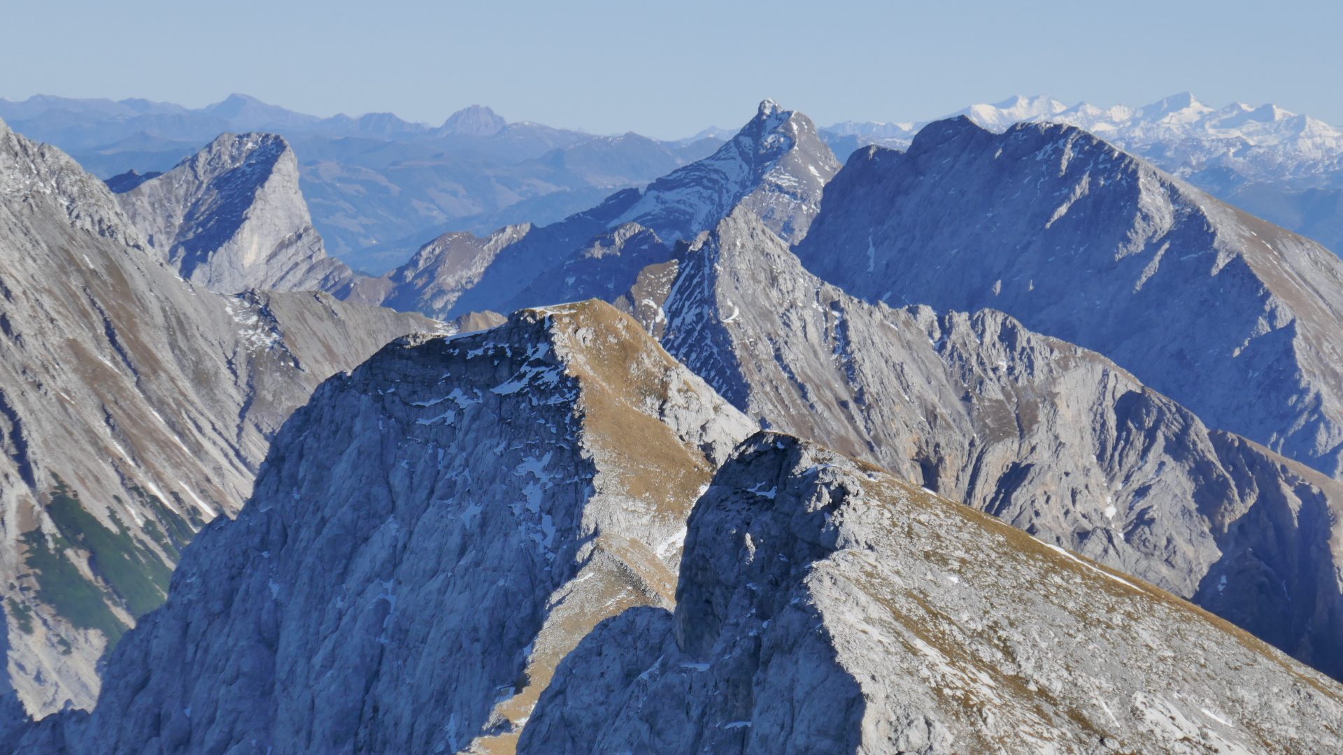 Schaufelspitze, Sonnjoch, Gamsjoch