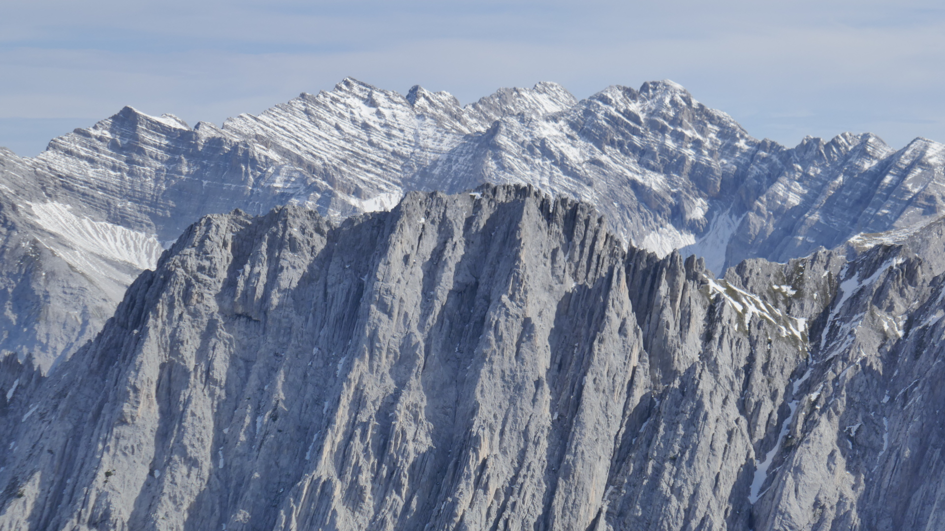 Kumpfkarspitze vor Bachofenspitzen