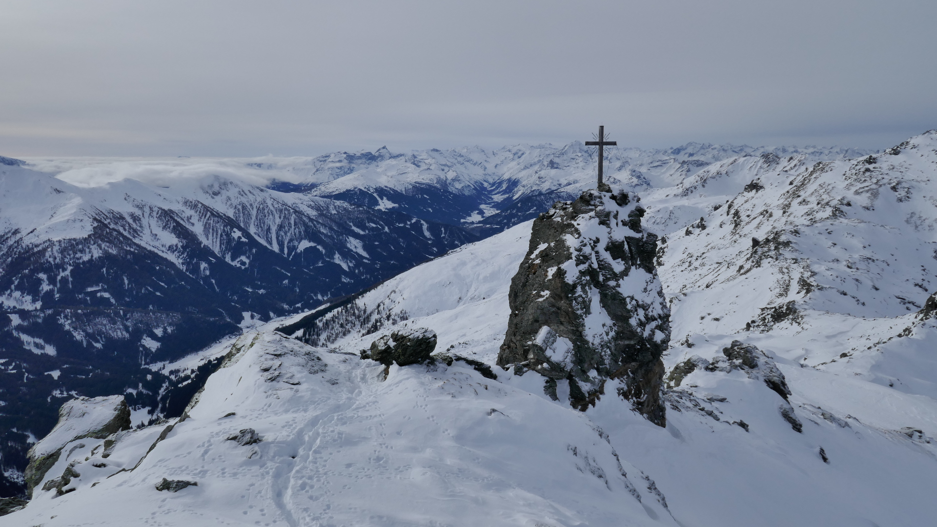 #Kurzbericht: Skitour Naviser Sonnenspitze - Klammer Schober - Mölser Sonnenspitze